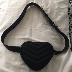 Heart-shaped fanny pack
